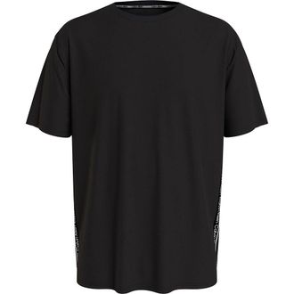 Calvin Klein Men Crew Neck Tape Tee Top Black, L