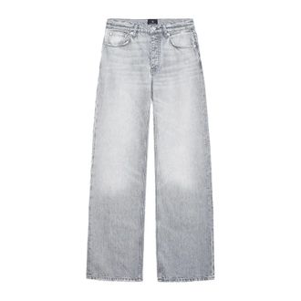 Anine Bing Wide Jeans, female, Gray, Size: W26 Wide Jeans