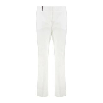 PESERICO Mujer, Pantalones, Blanco, Talla: XS