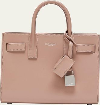 Saint Laurent Sac De Jour Nano Top-Handle Bag in Smooth Leather