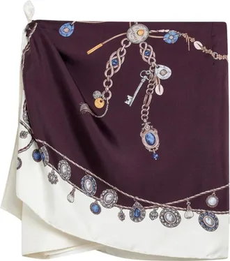 Versace Rokken, Dames, Veelkleurig, M, Korte Rok