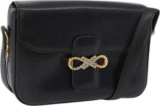 Celine Pre-owned Shoulder Bags, female, Black, Size: ONE SIZE Pre-owned Vintage Shoulder Bag