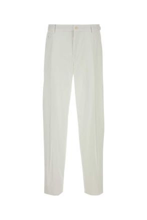 Dolce & Gabbana White Cotton Pant