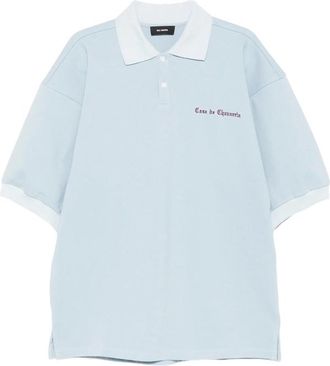 Willy Chavarria Logo-embroidered Oversized Polo Shirt