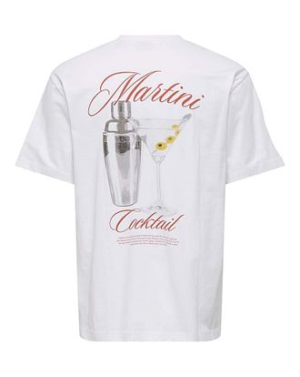 Only & Sons Martini Back Graphic T-Shirt
