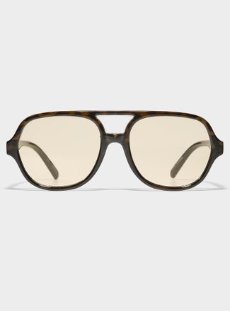 Simons Womens Micaela tinted aviator sunglasses