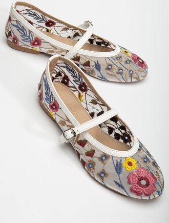 Prologue Fauna Mesh Mary Jane Platte Schoenen