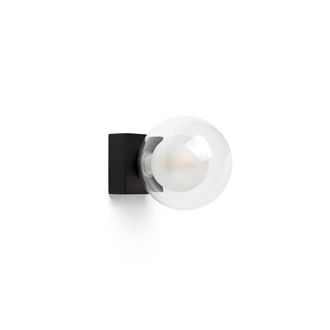 Netlighting Perla Bathroom Wall Lamp Black 1x G9 IP44