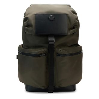 Moncler Kenton Rugzak - Heren - Tassen - Groen - Maat: ONE Size Polyamide