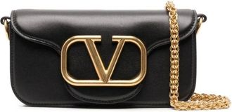 Valentino Garavani Cross Body Bags, female, Black, Size: ONE SIZE VLogo Signature Crossbody Bag
