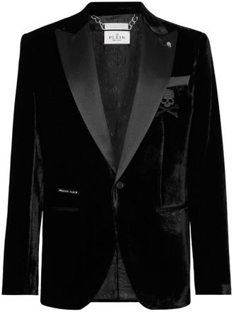 Philipp Plein Blazer Lord monopetto - Nero