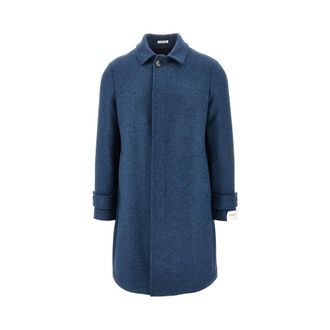 Breras Milano Wool-blend tailored coat Man 52
