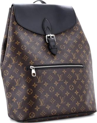 Louis Vuitton Palk Macassar Monogram Canvas backpack - Nero
