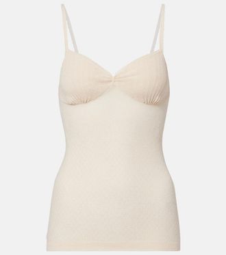 Victoria Beckham Cami cotton-blend top