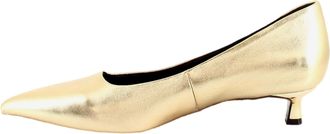 Naturalizer Natalia Pump Dark Gold Leather J1215L3700 Womens