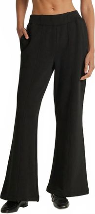Nation Ltd Reece Kick Flare Sweatpant In Jet Black