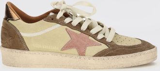 Golden Goose Sneakers Ball Star in pelle di vitello scamosciata effetto vissuto