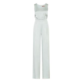 Max Mara Jumpsuits, female, Green, Size: S Max Mara Studio Trousers