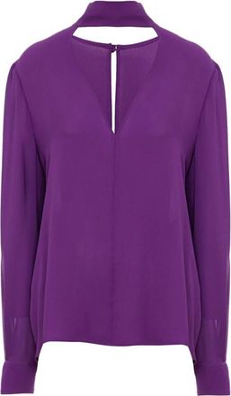 Valentino Garavani Stijlvolle TOP - Dames - Blouses - Paars - XS - Overhemden