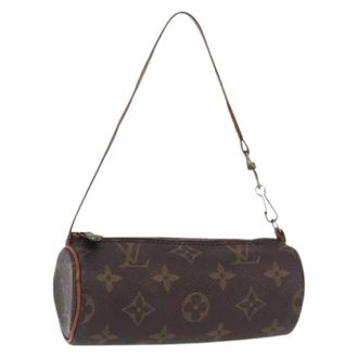 Louis Vuitton Pre-owned Pouch - Dames - Pre-owned - Bruin - Maat: ONE Size Leer