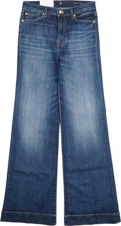 7 For All Mankind Wide Jeans, female, Blue, Size: W29 Wide Jeans