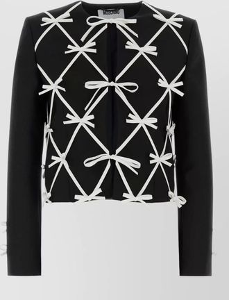 Moschino virgin wool single-breasted blazer