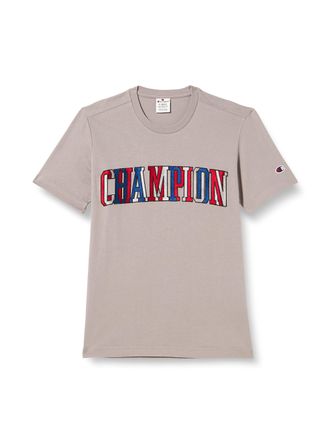Champion Mens Rochester 1919 Bookstore Crewneck S-s T-Shirt, Grey (CDB), S