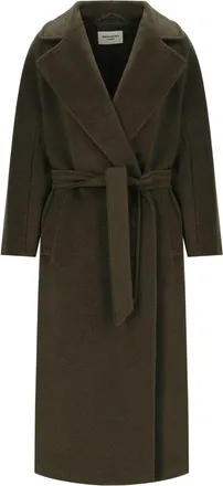 Weekend by Max Mara CAPPOTTO CON CINTURA TEMPERA KAKI MAX MARA WEEKEND