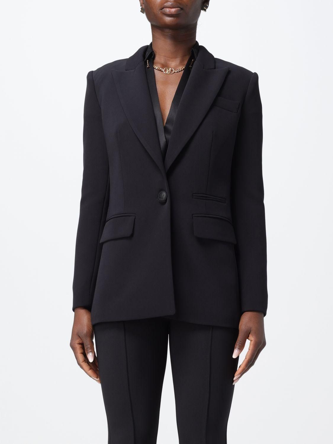 アウターその他 ELISABETTA FRANCHI Woman Blazer Indigo GI073 828 ELISABETTA FRANCHI: Blazer woman - Indigo | Elisabetta