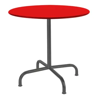 Schubiger M&ouml;bel Metall-Tisch Rigi Rund