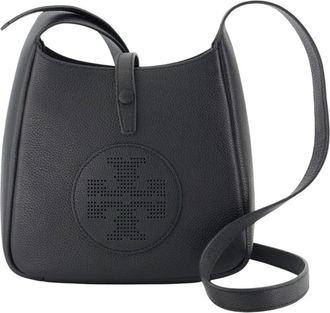 Tory Burch Tassen, Dames, Zwart, ONE Size, Leer, Miller Swing Crossbody Bag