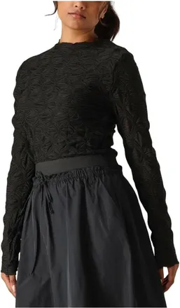 Summum Tops, Dames, Zwart, L, Dames Tops & T-shirts Top Spider Mesh