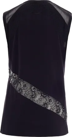Pinko Womens Sleeveless Top Molly Black Limousine Jumpers Sweater