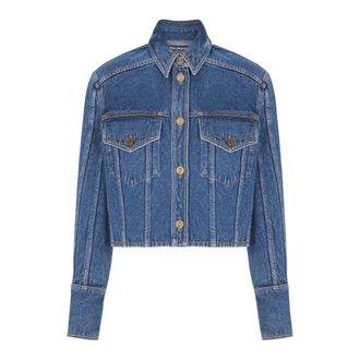 Balmain Mujer, Chaquetas, Azul, Talla: S