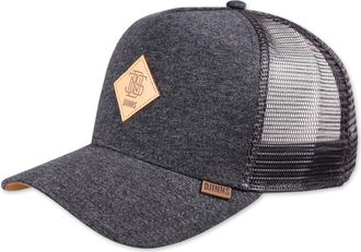 Djinns Jersey Patch Heather Charcoal HFT Trucker Cap - One-Size