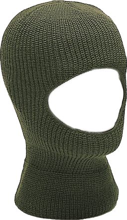 Mil-Tec Unisex Balaclava, Olive, One Size