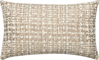 Elaine Smith Channel Indoor & Outdoor Woven Accent Pillow in Sable at Nordstrom, Size 12X20
