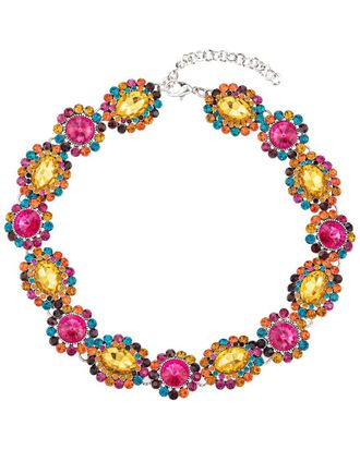 Eyecandy LA The Luxe Collection Crystal Color Me and Collar Necklace
