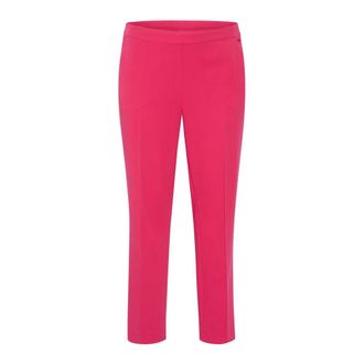 Kaffe Curve Pantalones Rectos Rosa Virtual - Trousers - Mujer - Rosa - 5XL
