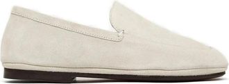 Christophe Lemaire Outdoor Suede Slippers - Dames - Loafers - Beige - 40 EU - Leer - Schoenen