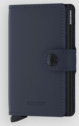 Secrid Mini Matte Portafoglio blu