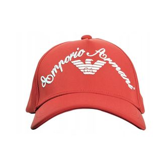 Emporio Armani Hats & Caps, male, Red, ONE SIZE, Stylish Red Hats & Beanies for Men