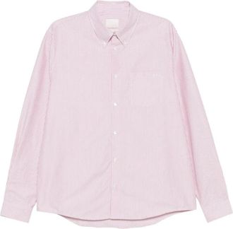A.P.C. Chemise New Greg - Heren - Casual Overhemden - Rood - XL - Katoen - Overhemden