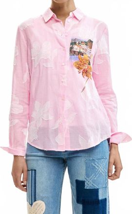 Desigual Long-Sleeved Shirt In Pink