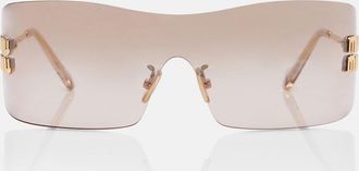 Miu Miu Aube shield sunglasses