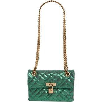 Kurt Geiger Mini Brixton Bag in Dark Green-Suede at Nordstrom Rack