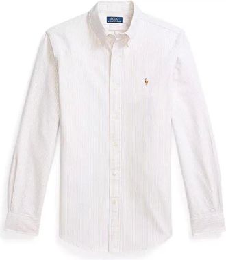 Polo Ralph Lauren Overhemden, Heren, Beige, M, Casual Overhemd