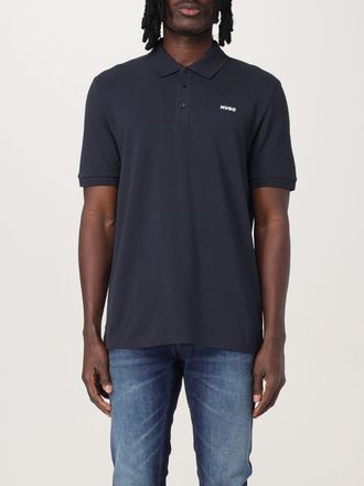 HUGO BOSS Polo in cotone con mini logo Hugo
