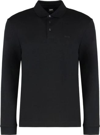 HUGO BOSS Hombre, Camisetas, Negro, Talla: L