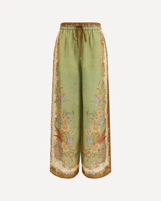 Zimmermann Indra Relaxed Pants Female 1